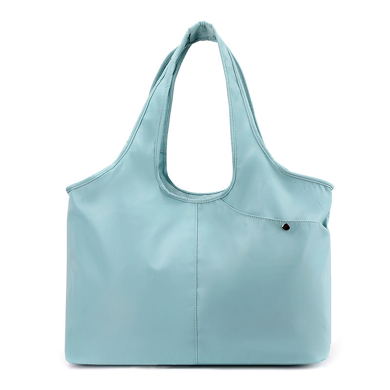 Women's Style Simple Large Capacity Lightweight Nylon Cloth Women's Shoulder Bag