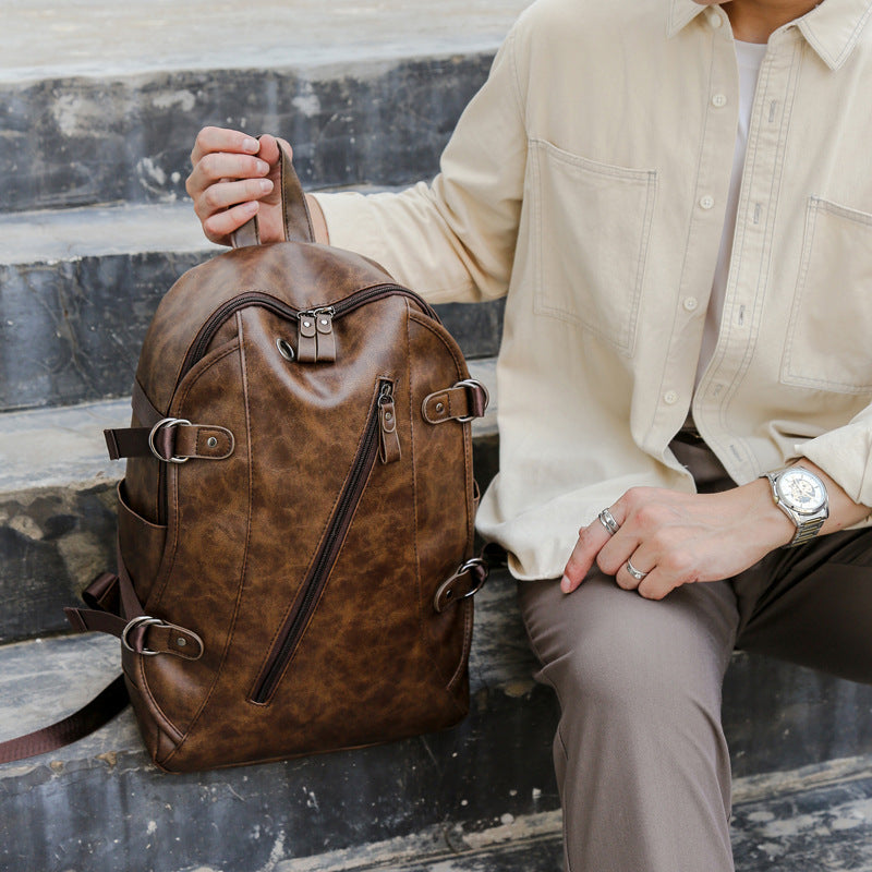 Men's Autumn Fashion Large Capacity Trendy Leisure Universal Backpack