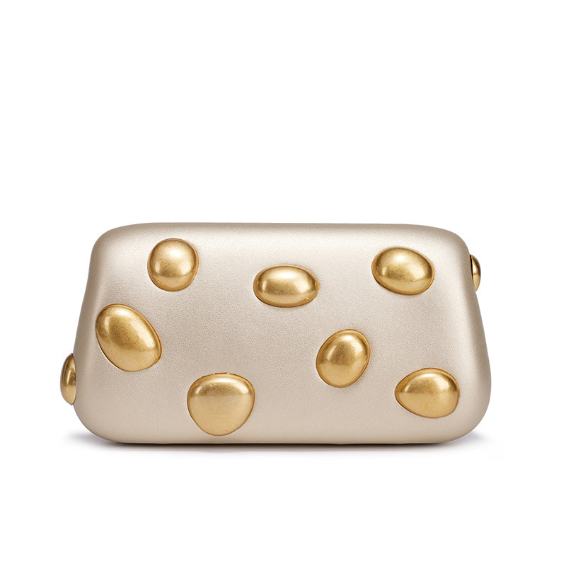 Metallic Personality Minimalist Elegant Dinner Clutch Bags