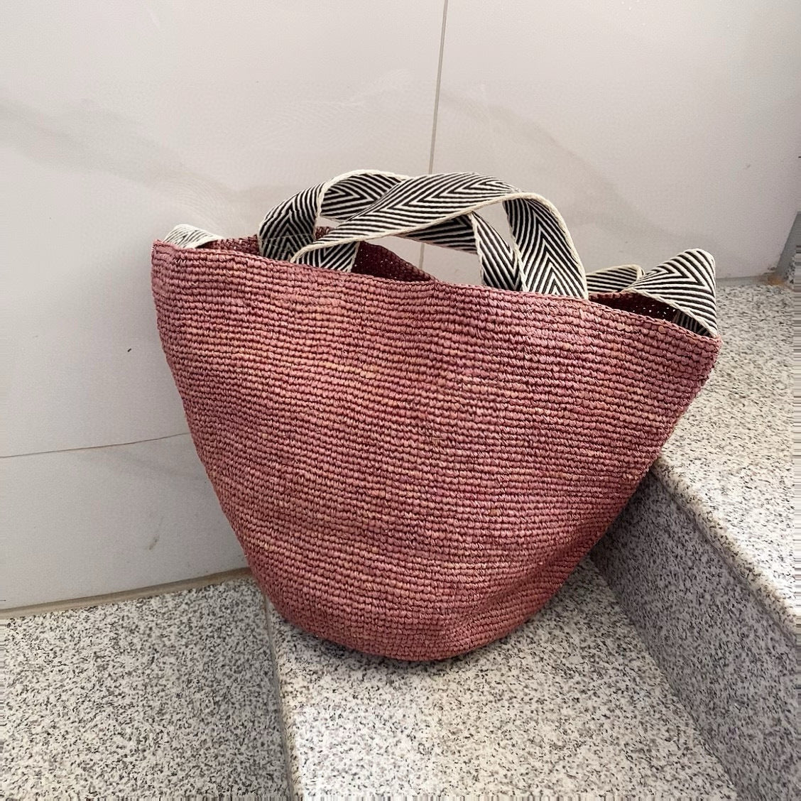 Women's Raffia Woven Summer Seaside Holiday Solid Women's Messenger Bag