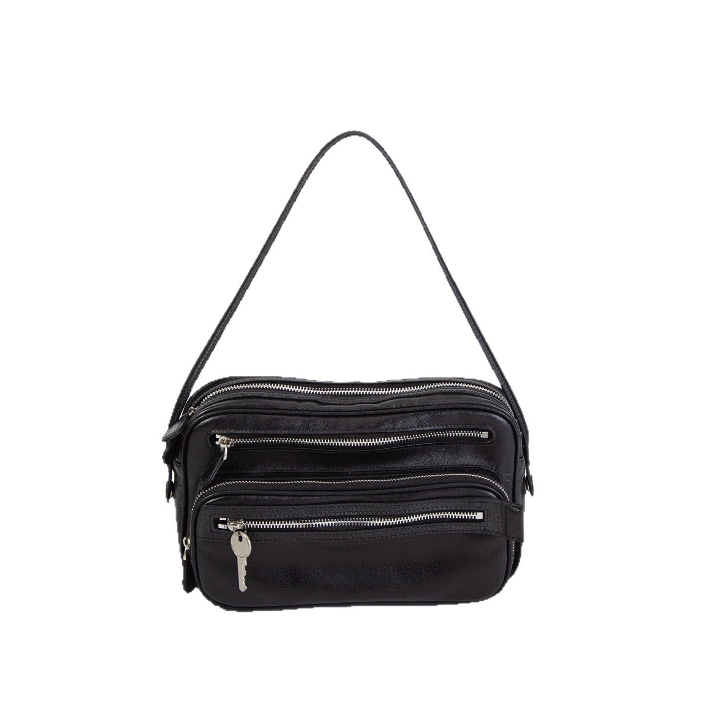 Niche Cowhide Advanced Oil Wax Leather Women's Shoulder Bag