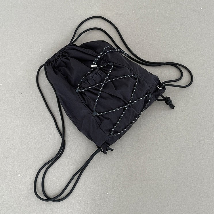 Women's & Men's Minority Commuter Lightweight Drawstring Bundle Nylon Women's Shoulder Bag