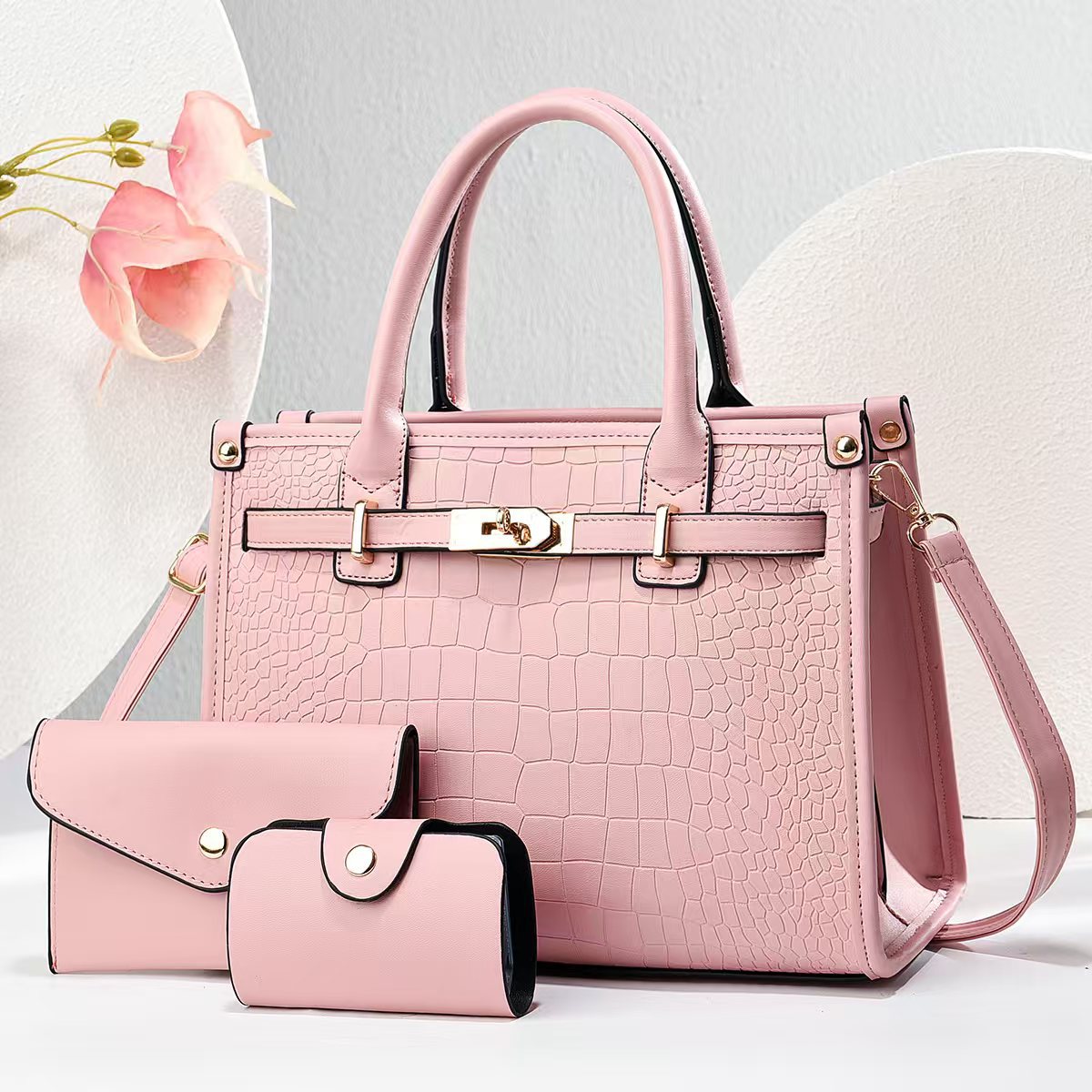 Texture Mother Affordable Luxury Fashion Large Women's Handbag