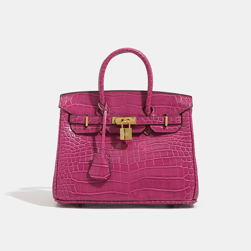 Women's Crocodile Pattern Light Luxury Large Capacity Women's Messenger Bag