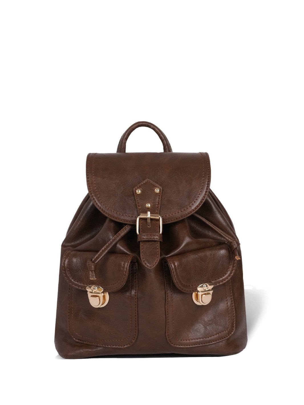 Retro High Sense Fashion Female Versatile Large Capacity Leisure Backpack