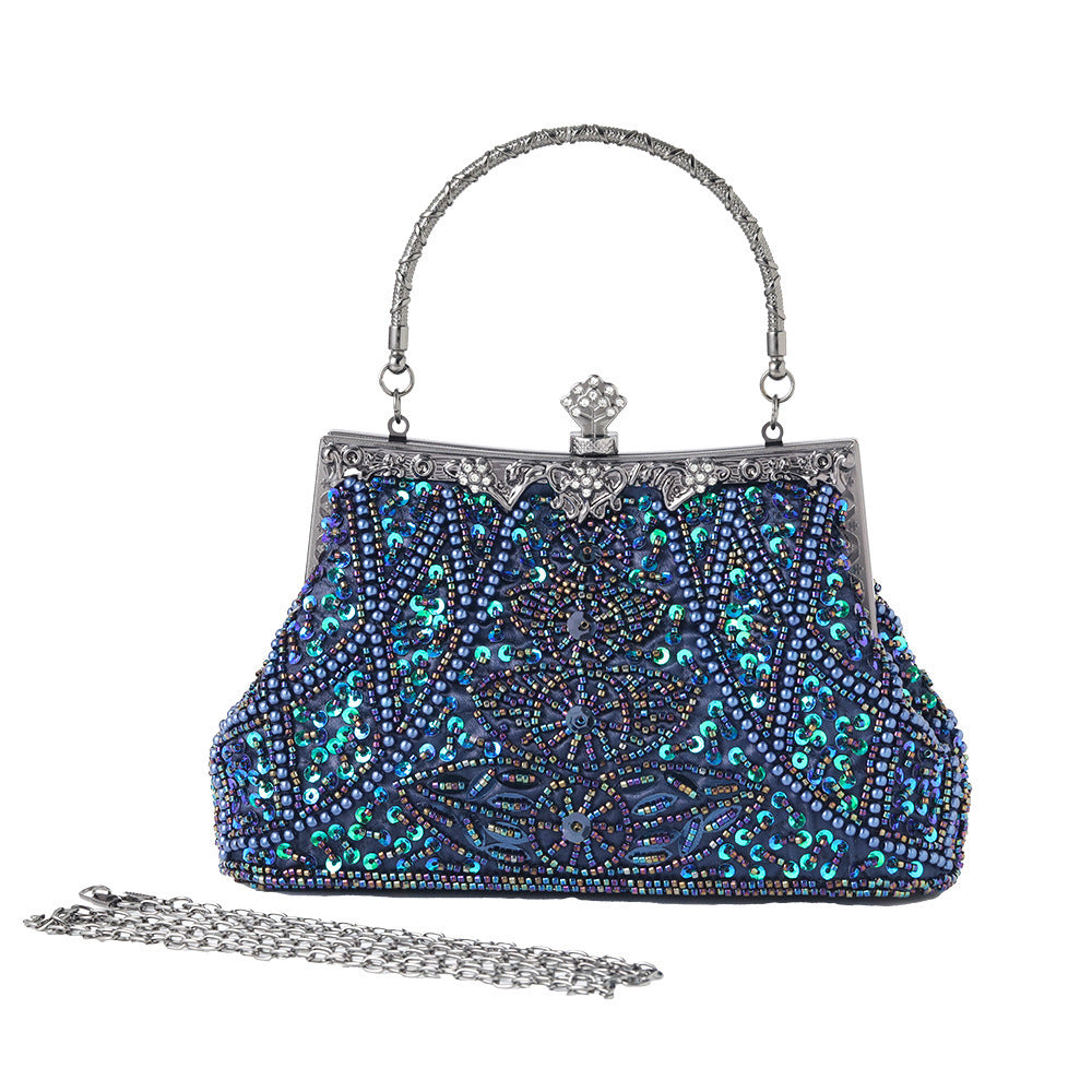Beaded Embroidered Wear Portable Classic Cheongsam Perfect Match Dinner Bag