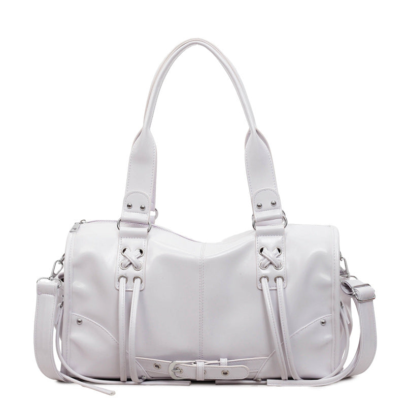 Loose Glossy Leisure Commute Large Capacity Retro Simple High Shoulder Bags