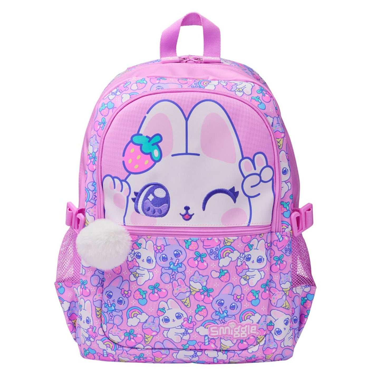 Australian Pink Rainbow Bear Decompression Marvel Primary School Bag