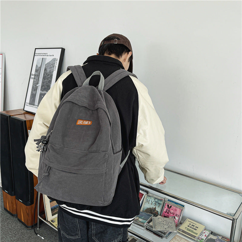 Simple Solid Color College Good-looking Lightweight Bags