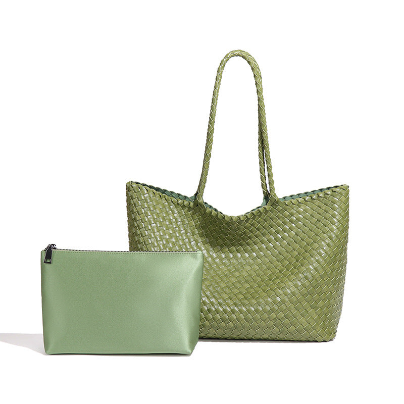Women's Summer Large Capacity Hand-woven Portable Fashion Women's Shoulder Bag