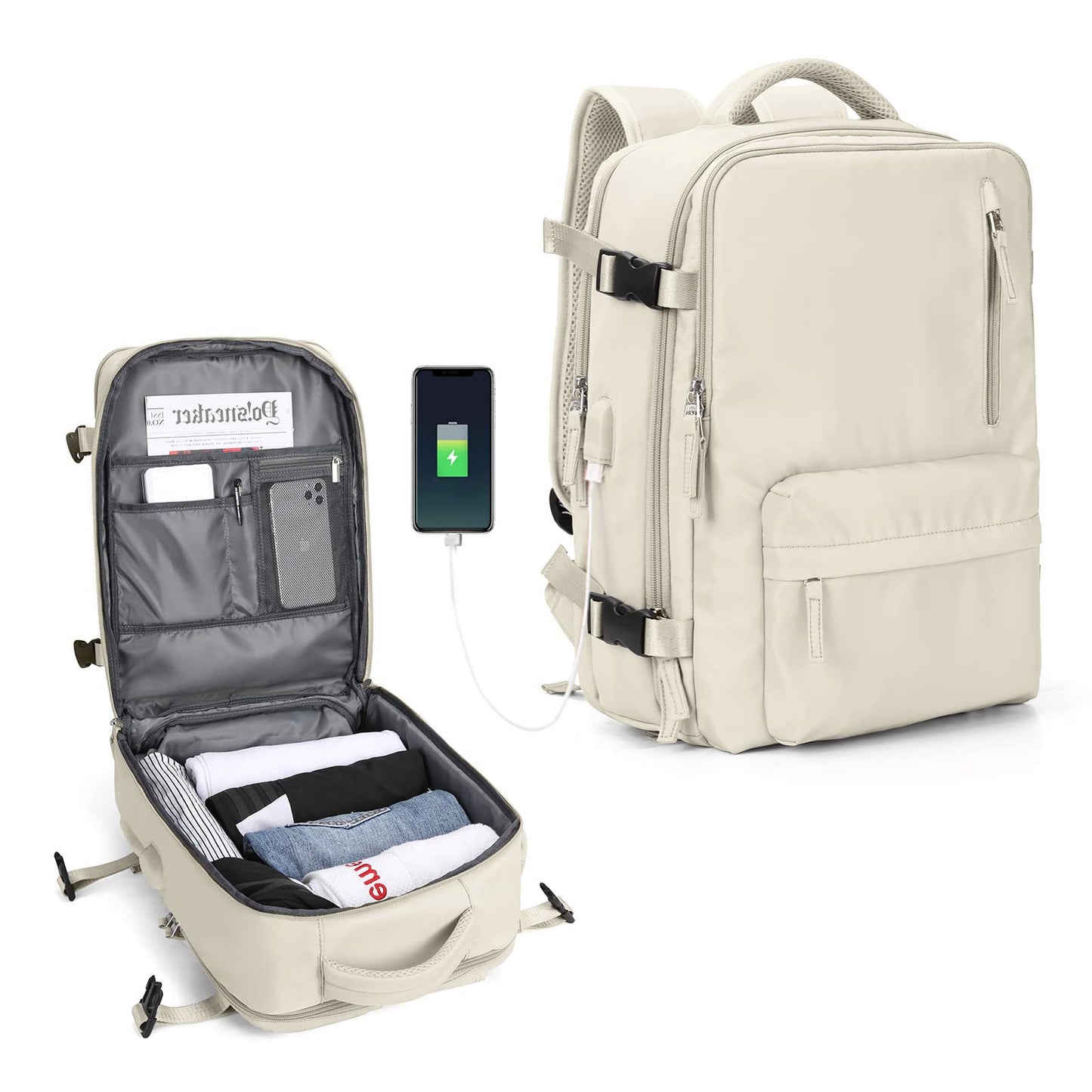 Men's Large Capacity Wet Dry Classification Excursion Luggage