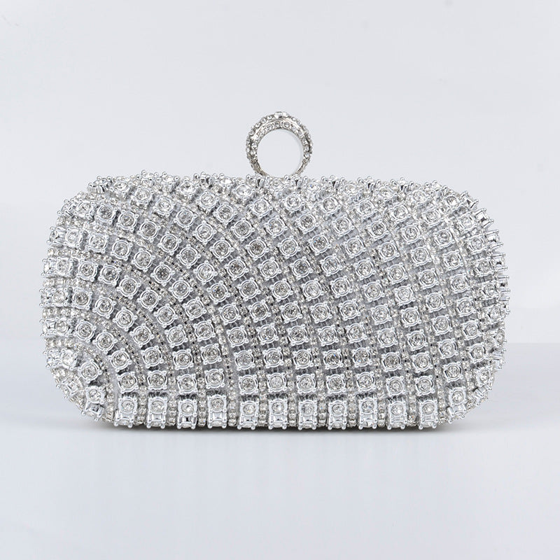 Women's Big Rhinestone Clutch Glitter Suitable For Party Wedding Bride Bags