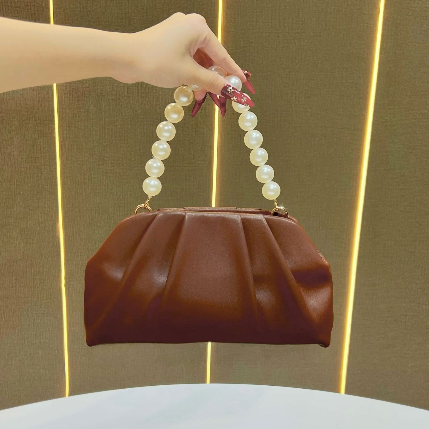 Women's High-grade Fashion Niche With Cheongsam Clutch Solid Handbags