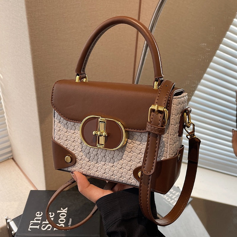 Women's Fashion Portable Leather Trendy Daily Niche Women's Messenger Bag