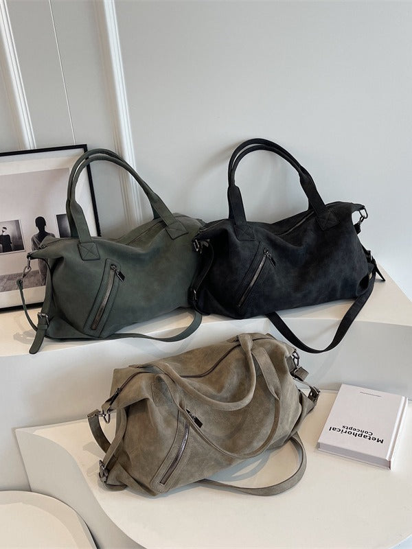 Women's Frosted Large Capacity High-grade Underarm Simple Women's Messenger Bag