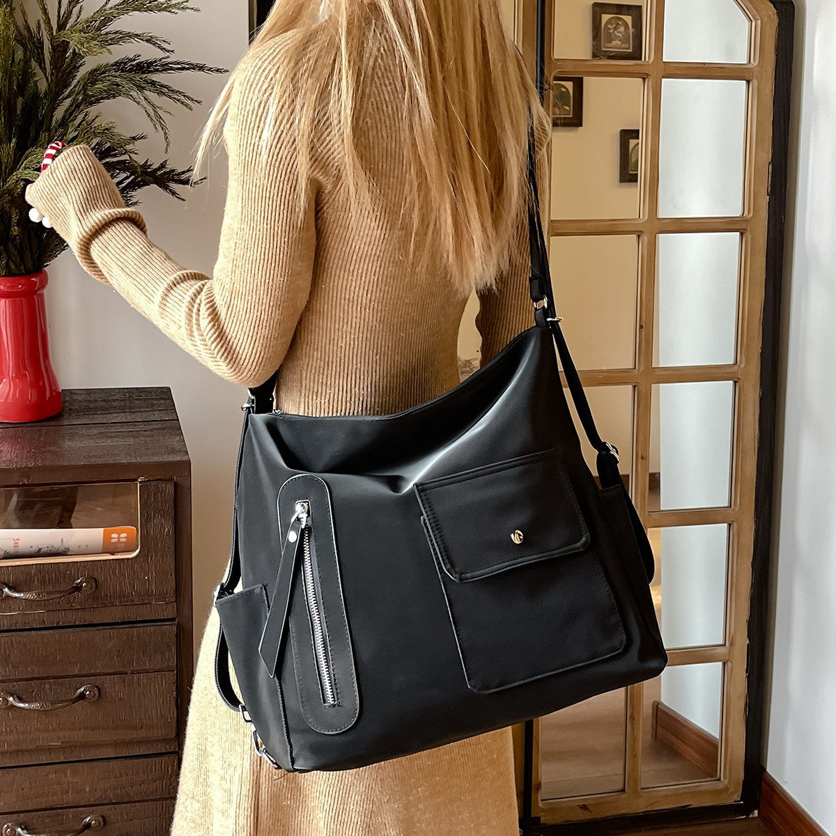 Women's Commuter Retro Fashion Can Be Two Women's Shoulder Bag