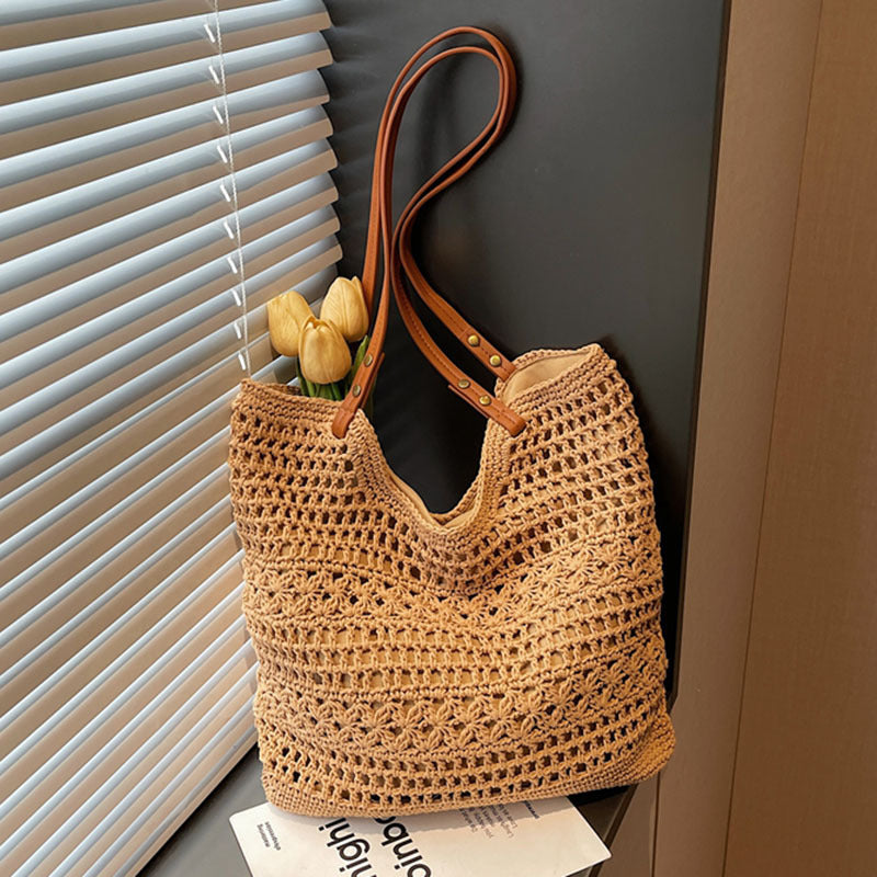 Minority Simple Woven Large Capacity Commuter Bags