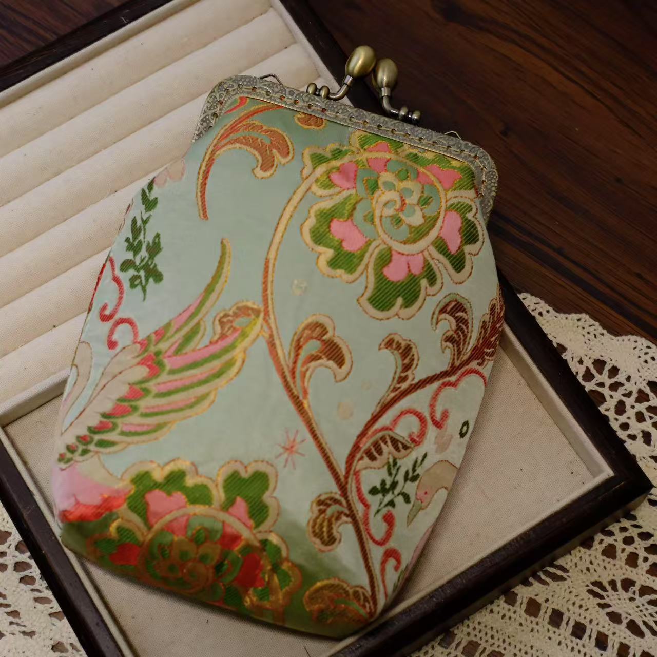 Retro Tassel Frame Handmade Ancient Style Female Purses