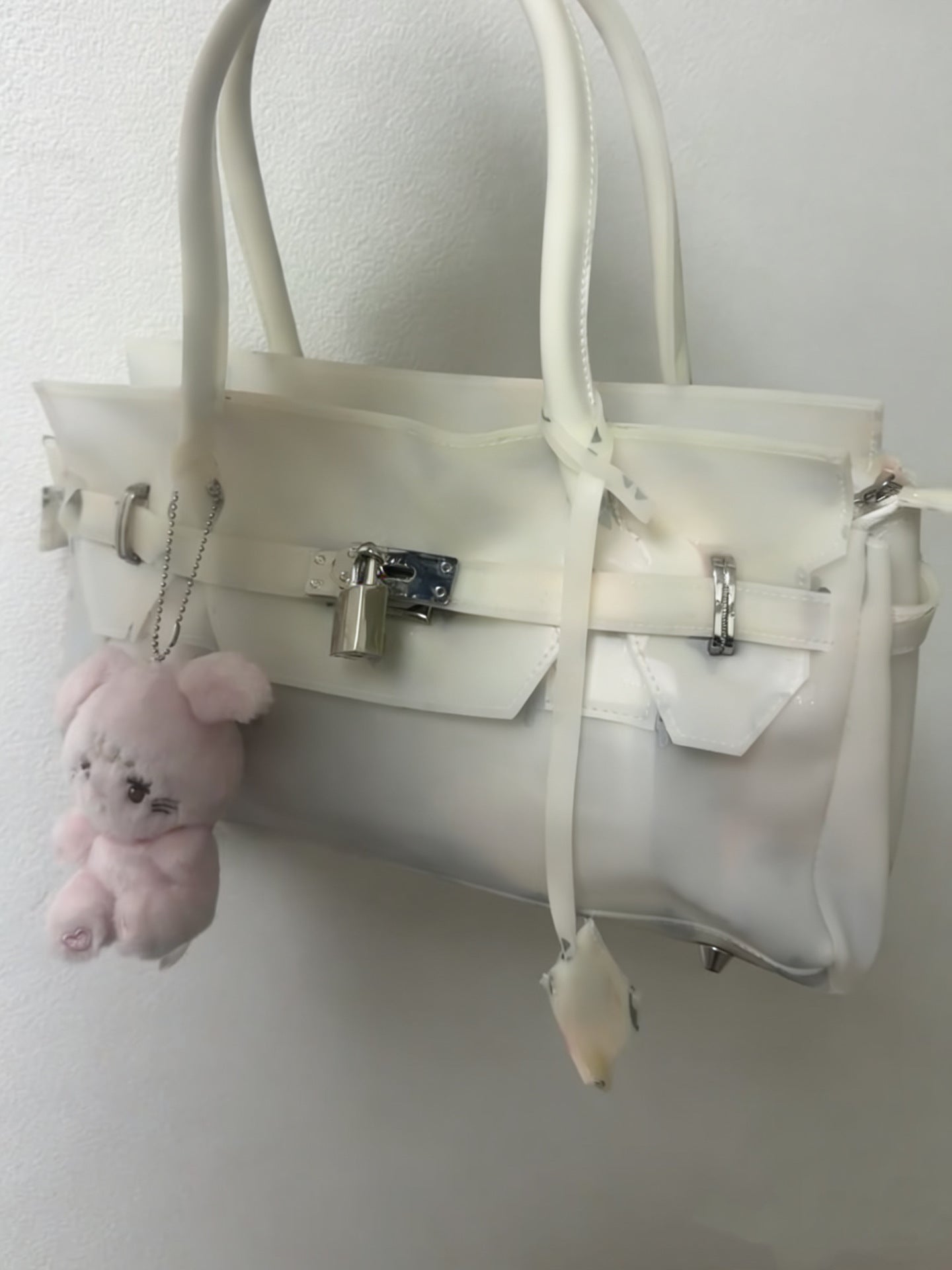 Women's Transparent Jelly Catch Kelly Portable Underarm Women's Handbag