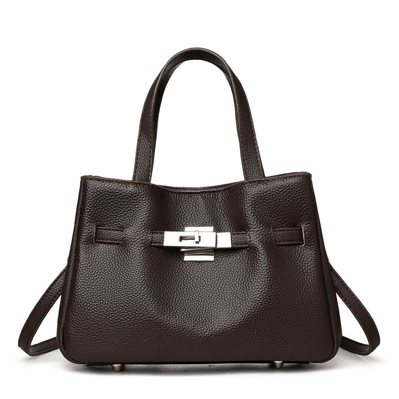 Women's Genuine Leather Minority Fashion First Layer Handbags