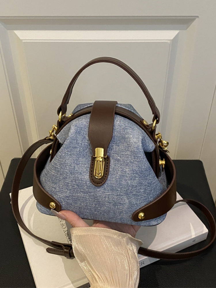 Women's High-grade Fashion Portable Simple Textured Women's Messenger Bag