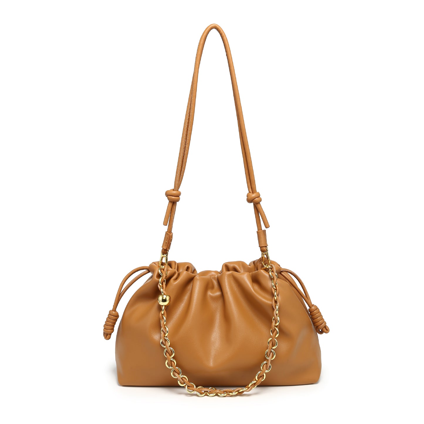 Women's High Quality Cloud Drawstring Lucky Underarm Shoulder Bags
