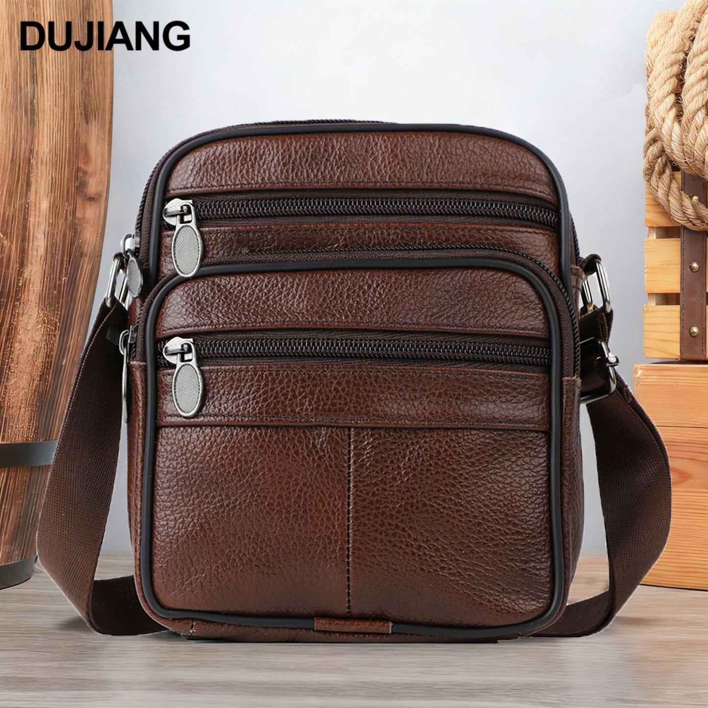 Men's First Layer Cowhide Business Commute Men's Bags