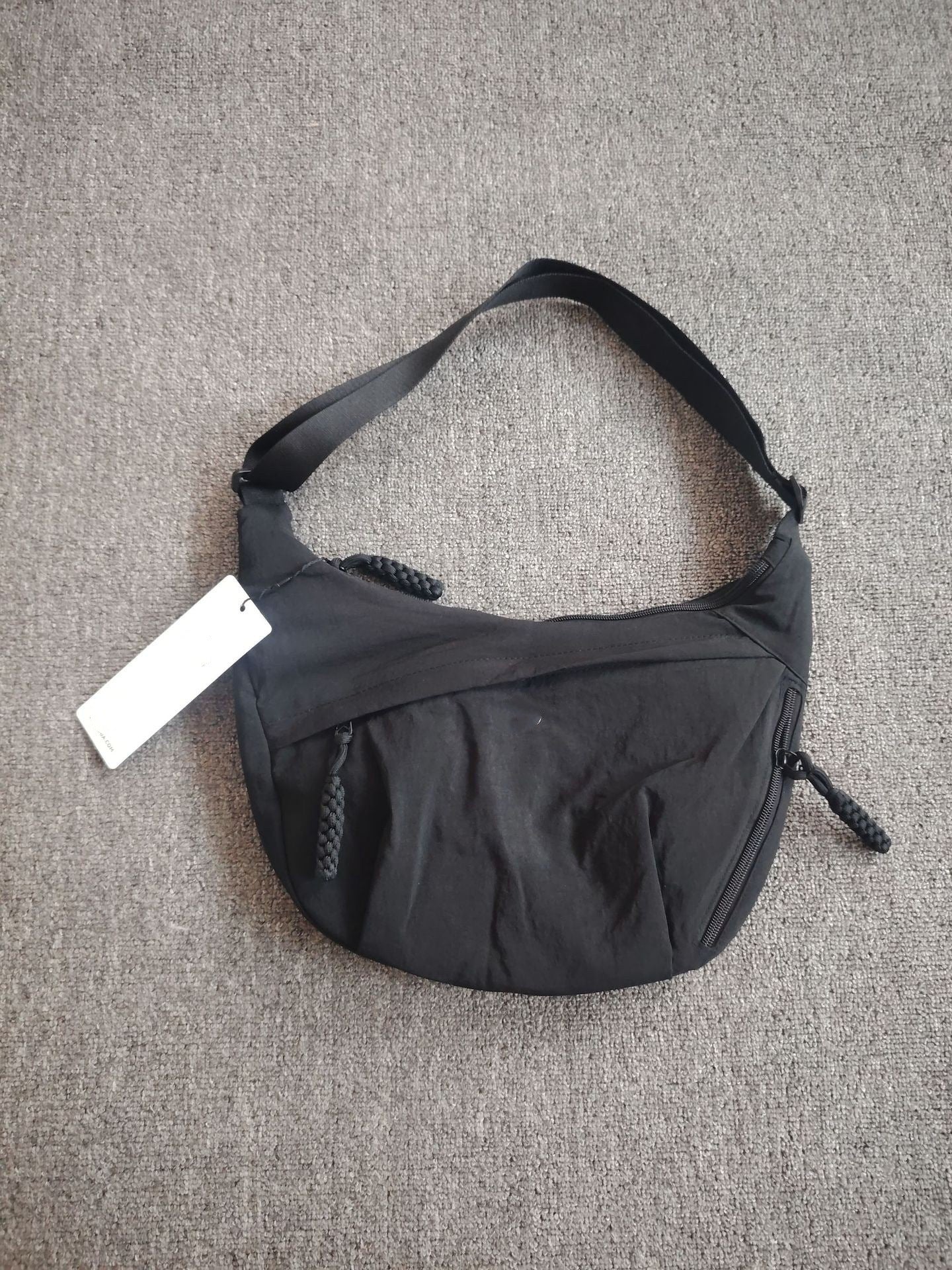 Women's Summer Solid Color Reflective Sign Nylon Large Women's Messenger Bag