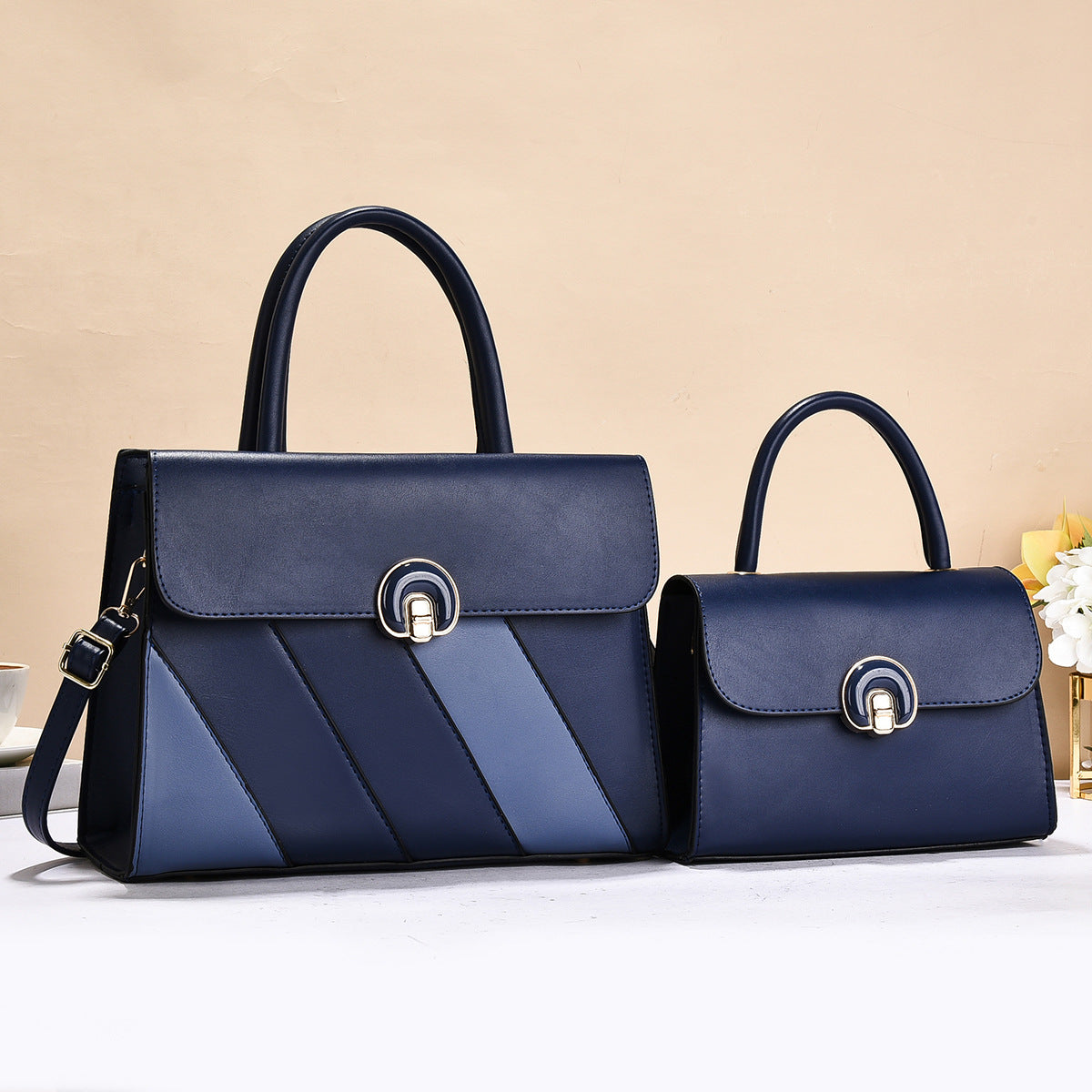 Women's Commuter Large Capacity Two-piece Fashion Trendy Women's Handbag