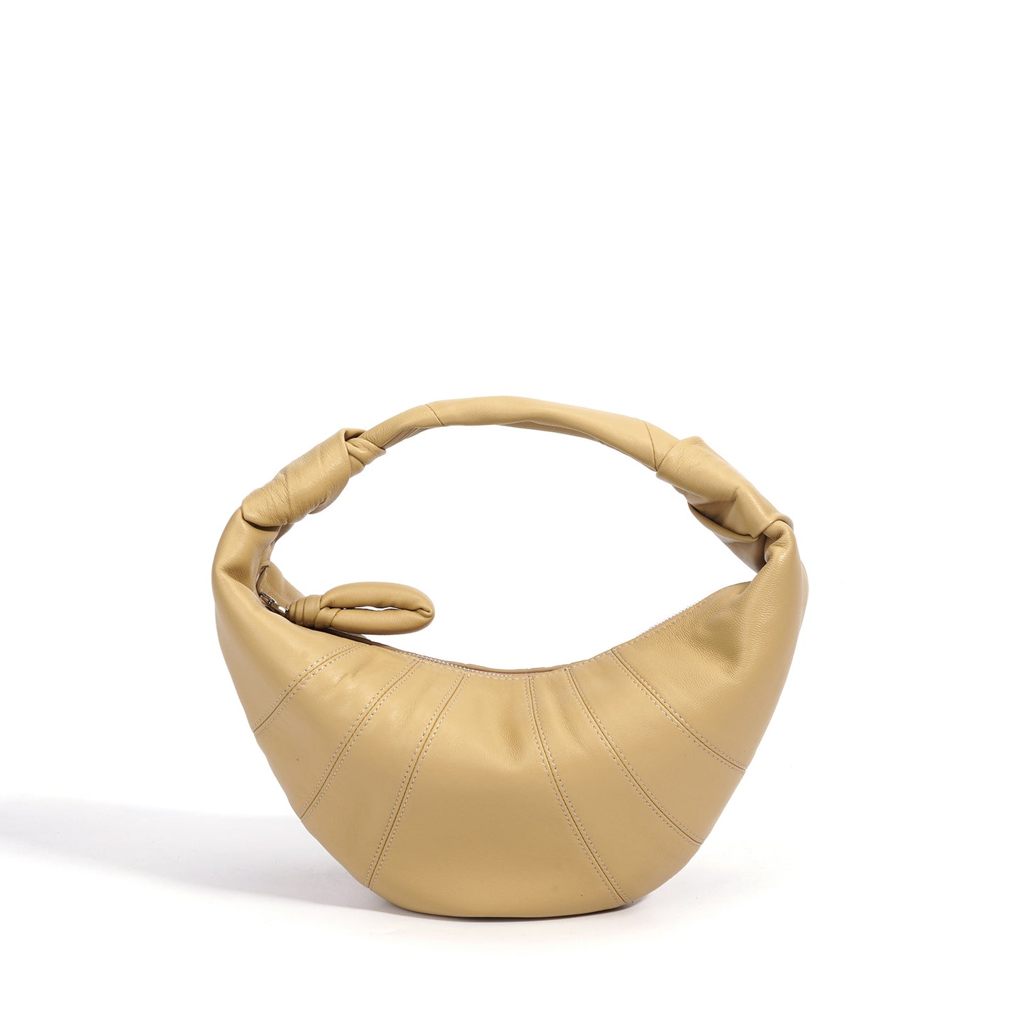 Niche Design Croissant Kosong Sheepskin Dumpling Women's Clutch