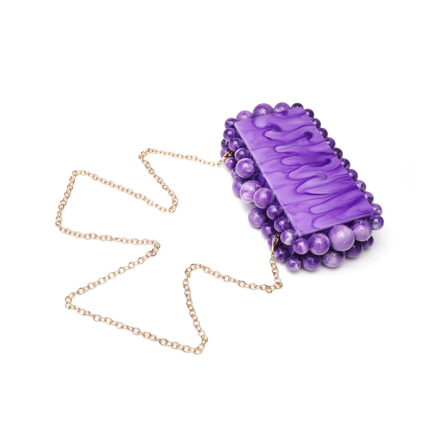Women's Advanced Fan-shaped Elegant Clutch Chain Bags