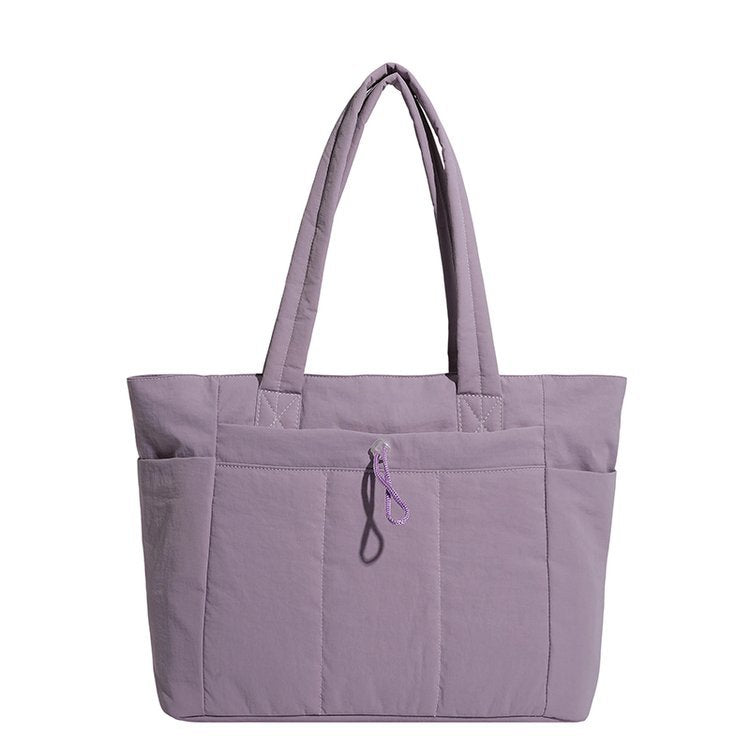 Classy Women's Quilted Convenient Commute Computer Women's Shoulder Bag