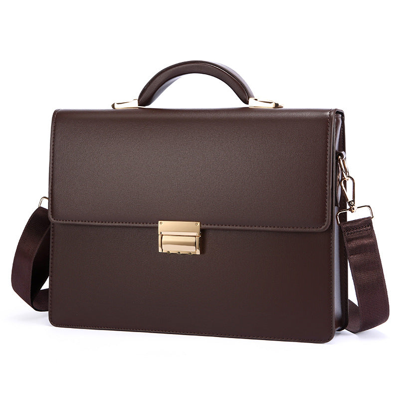 Men's Password Portable Business Portfolio Large Capacity Bags