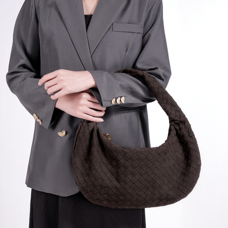 Women's Cloud Dumpling Underarm Large Capacity Croissant Knotted Women's Handbag
