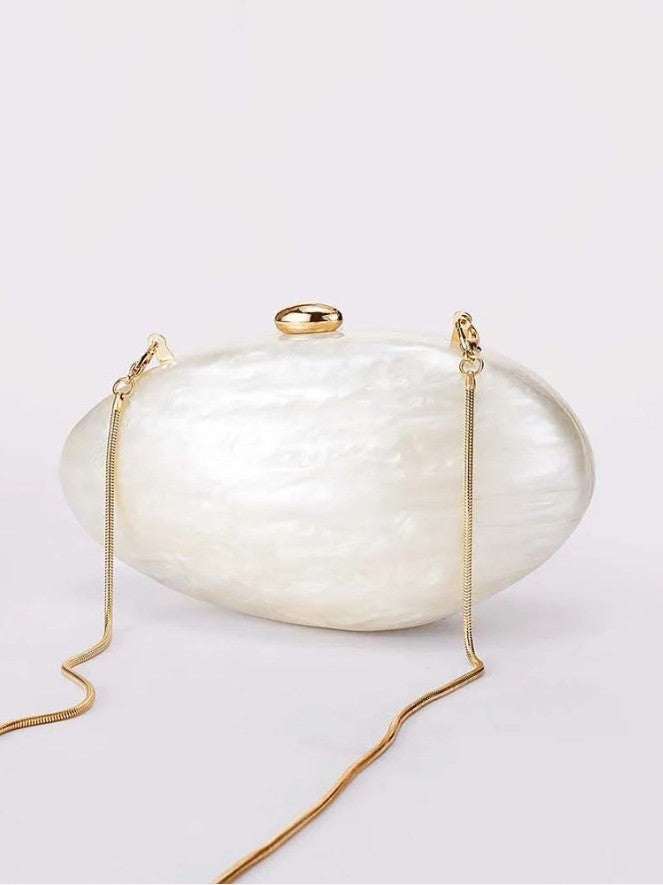 Charming Elegant Novelty Shell Clutch Solid Bags