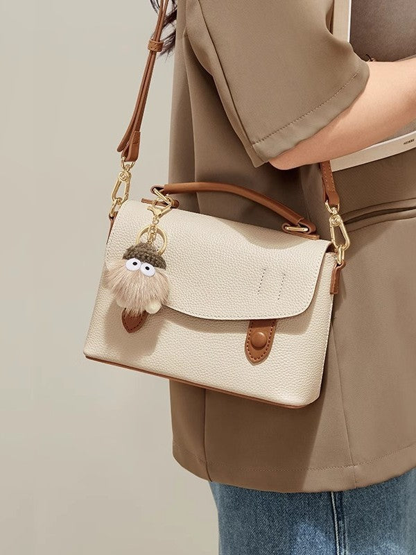 Women's Fashion Simple Trendy Contrast Color Small Square Bags