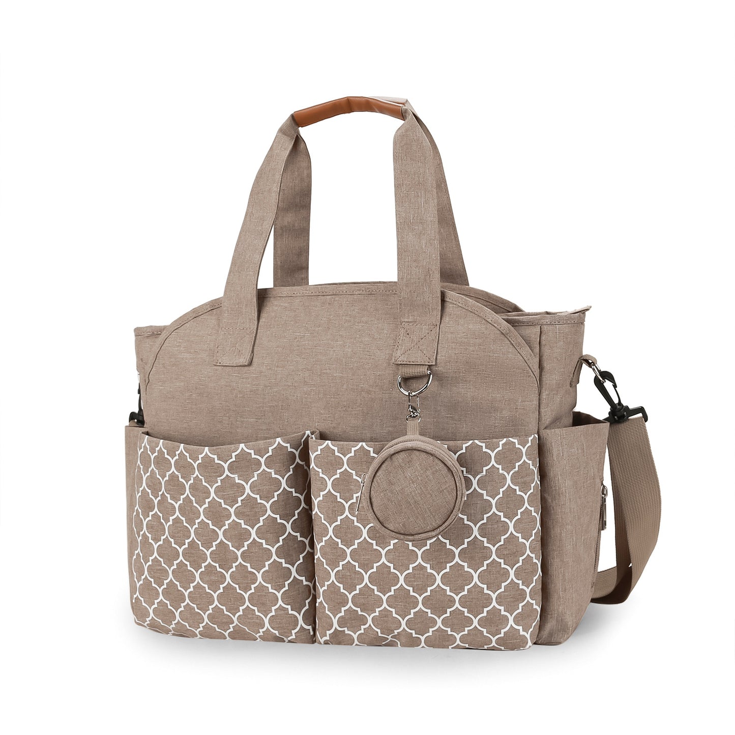 Waterproof Hard-wearing Printing Geometry With Pacifier Quick Hair Bags