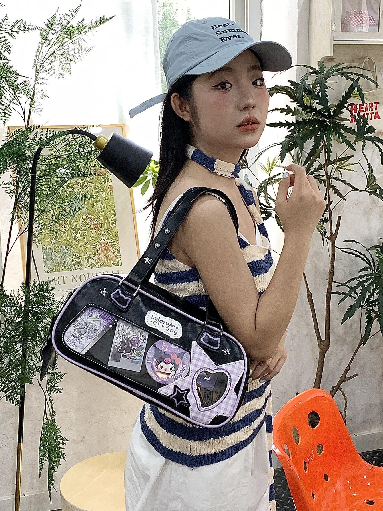 Rice Leisure Cartoon Large Capacity Uniform Bags