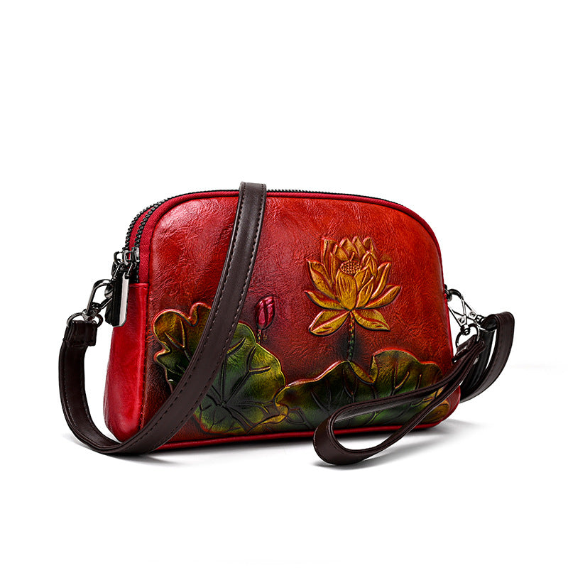 Women's High-grade Light Luxury Ethnic Style Clutch Texture Niche Shoulder Bags