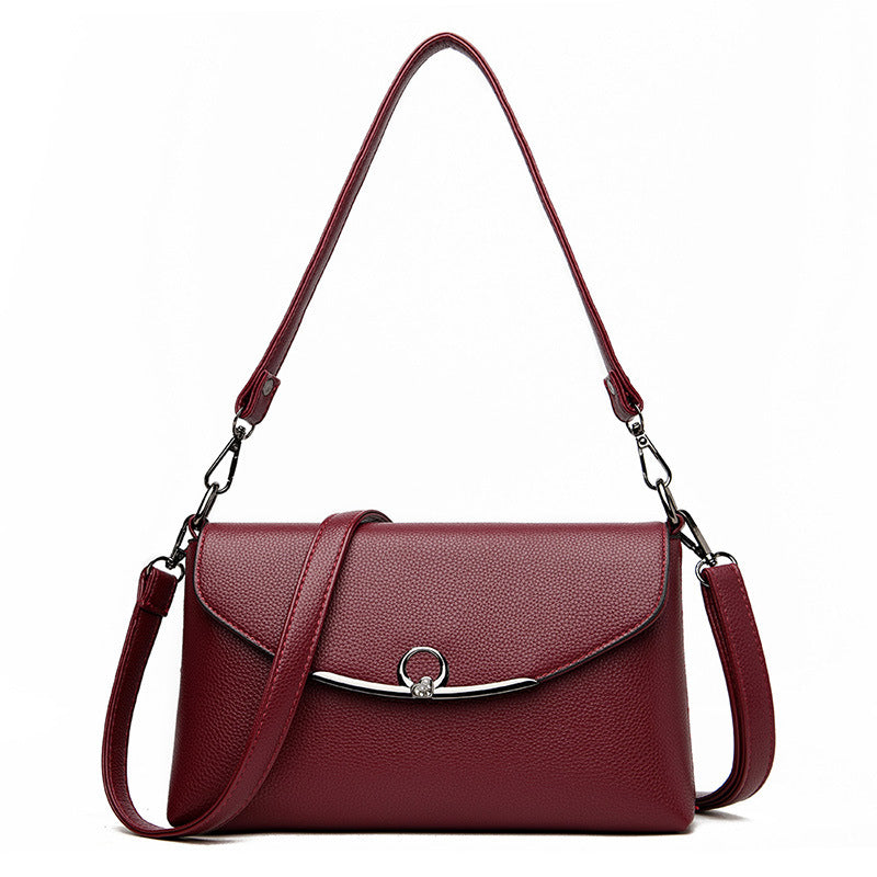 Women's Fashion Simple Large Capacity Versatile Mother-in-law Soft Women's Shoulder Bag