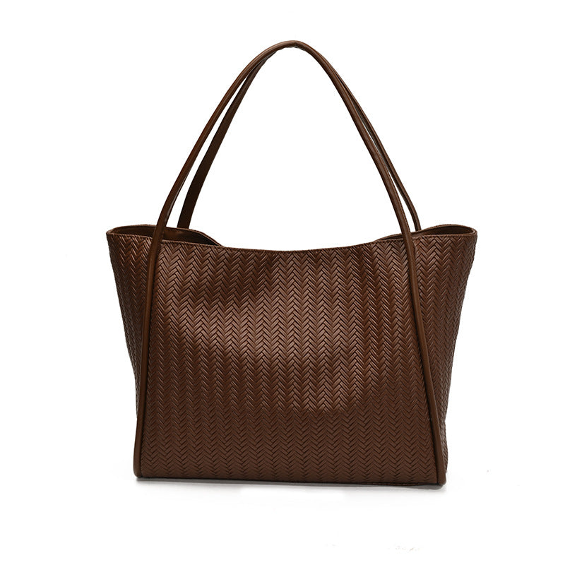 Women's Large Capacity Mild Luxury Retro Simple Handbags