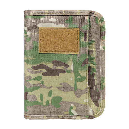 Supplies Tactics Portable Notepad Loose-leaf Removable Outdoor Camouflage, Military Fan Bag