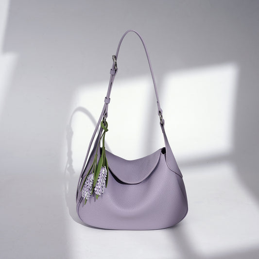 Women's Exquisite Genuine Leather Pendant High-grade Early Spring Special Interest Women's Shoulder Bag
