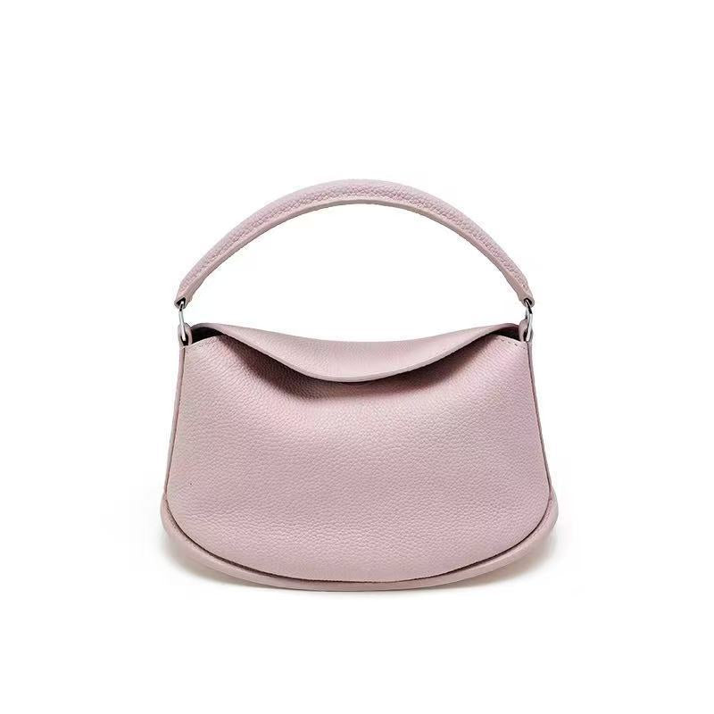 Women's Interest Light Luxury Lunch Box Genuine Leather Simple Bags