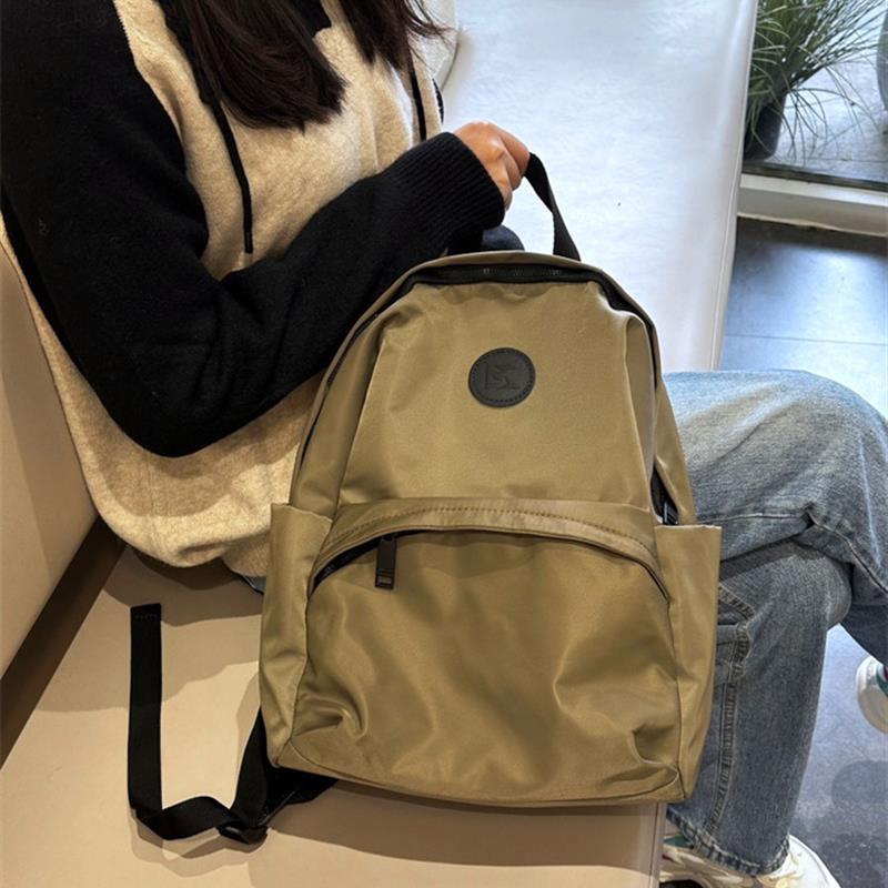 Women's & Men's Commuter Computer Oxford Packsack Large Capacity Versatility For Traveling Lightweight Leisure Backpack