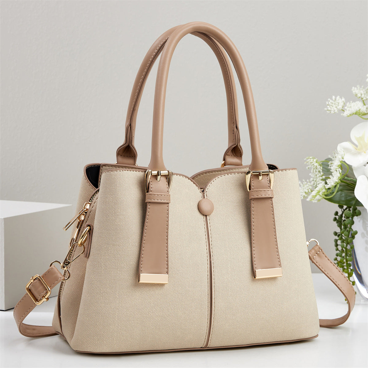 Women's Light Luxury Trendy Fashionable Large Capacity Solid Women's Shoulder Bag