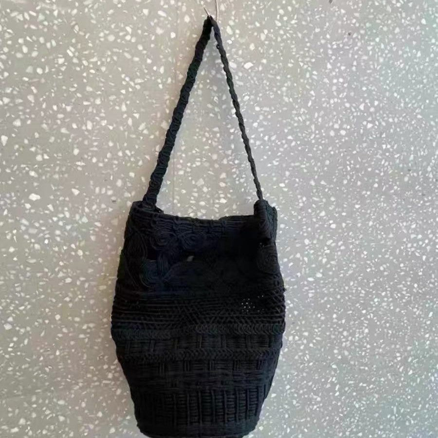 Hollow Seaside Vacation Beach Trendy Fashion Retro Large Bags