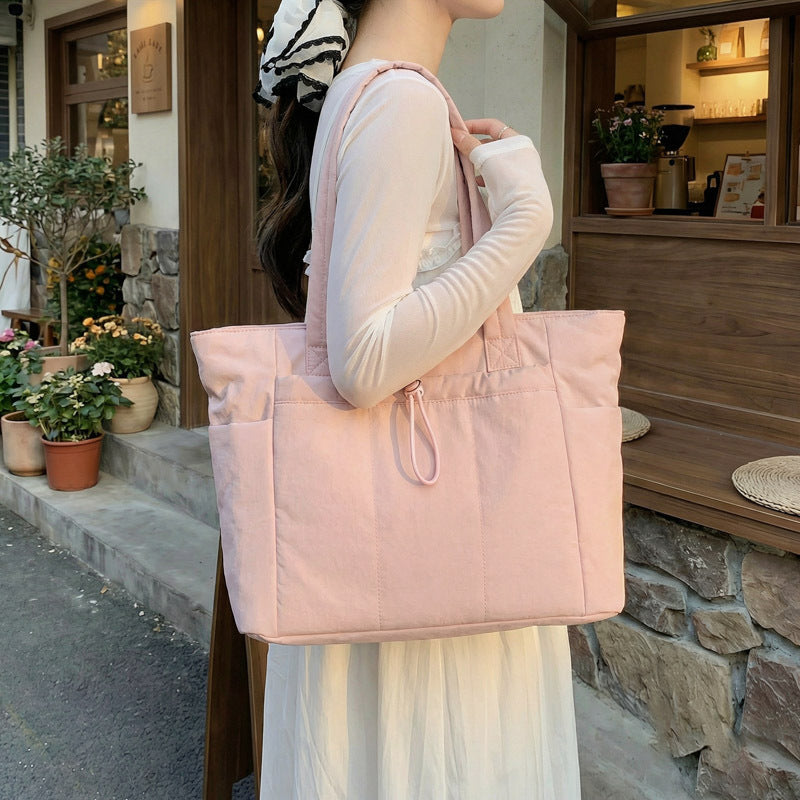 Comfortable Women's Quilted Large Capacity Lightweight Women's Shoulder Bag