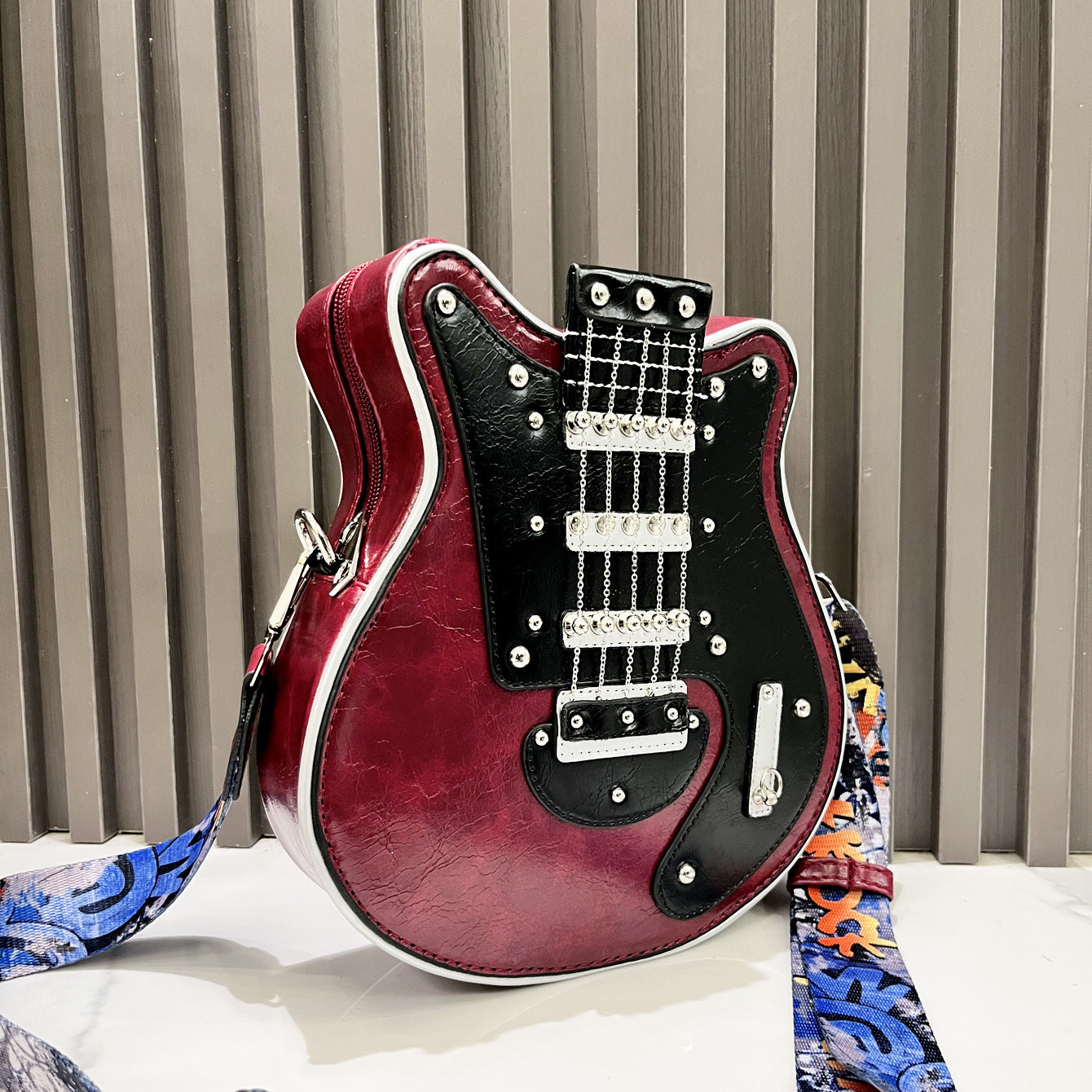 Creative Women's Handmade Lady's Guitar Style Women's Shoulder Bag