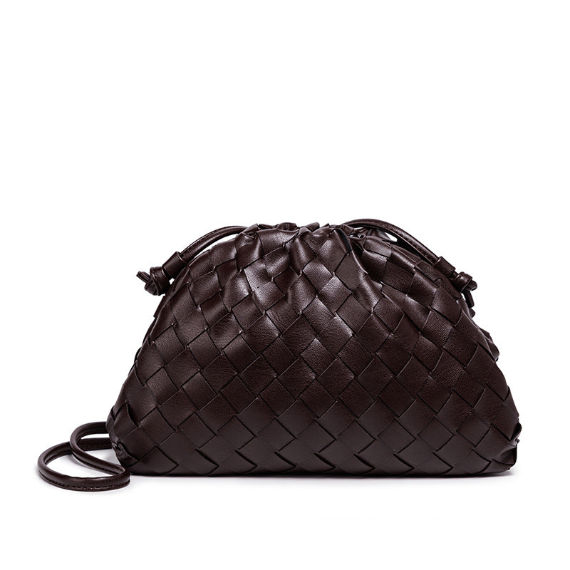 Women's Woven Cloud Dumpling Popular Fashion Clutch Women's Shoulder Bag